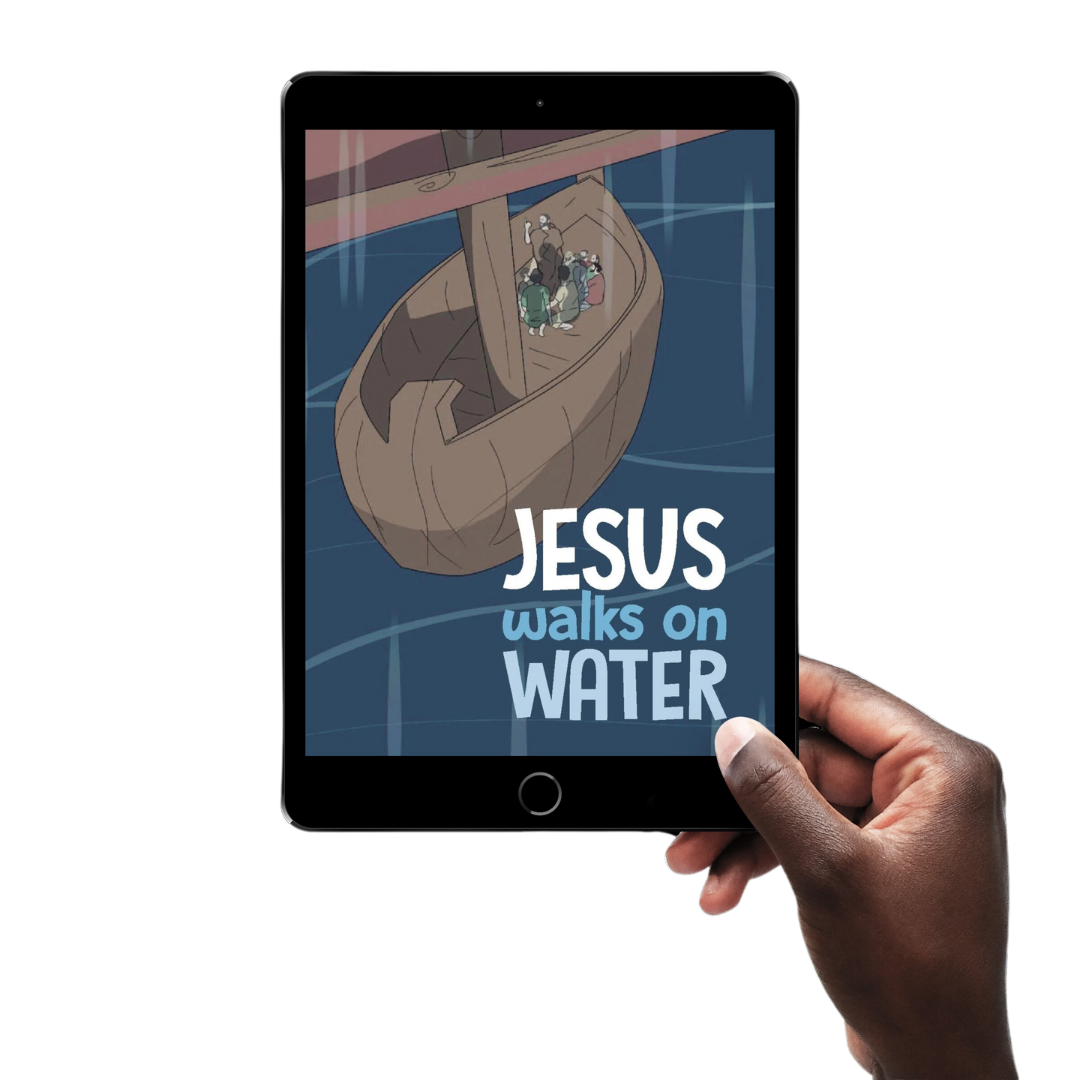 Jesus Walks on Water (Children's E-Book)